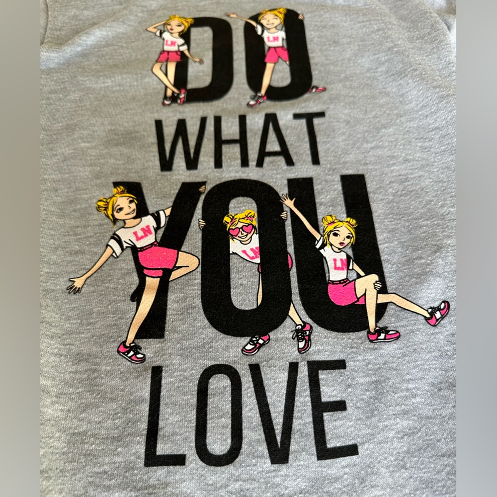 LN GIRLS PINK SWEATSHIRT TUNIC STYLE GIRLS DRESS. SIZE 5T. - Picture 5 of 9